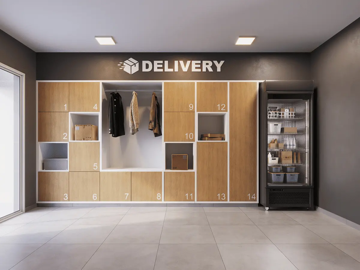 Armários de delivery